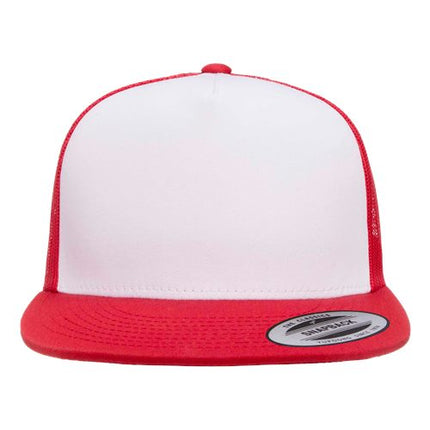 YP Classics 6006 Leather Patch Hat – Five-Panel Trucker