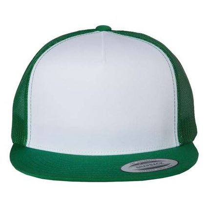 YP Classics 6006 Leather Patch Hat – Five-Panel Trucker