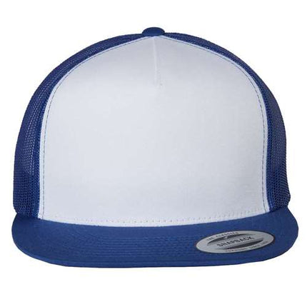 YP Classics 6006 Leather Patch Hat – Five-Panel Trucker