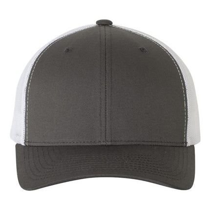 YP Classics 6606 Leather Patch Hat – Retro Trucker Cap