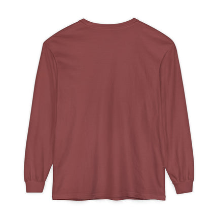 Custom Printed Garment-Dyed Heavyweight Long-Sleeve T-Shirt - Comfort Colors 6014