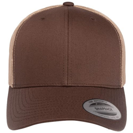 YP Classics 6606 Leather Patch Hat – Retro Trucker Cap