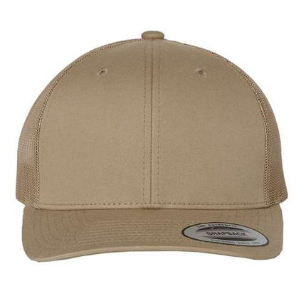 YP Classics 6606 Leather Patch Hat – Retro Trucker Cap