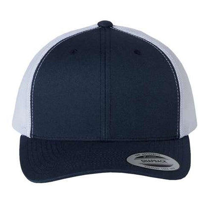 YP Classics 6606 Leather Patch Hat – Retro Trucker Cap