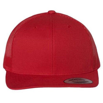 YP Classics 6606 Leather Patch Hat – Retro Trucker Cap
