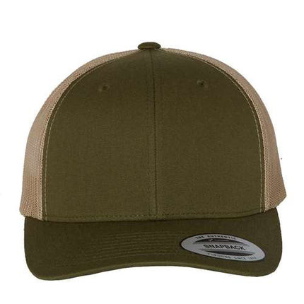YP Classics 6606 Leather Patch Hat – Retro Trucker Cap