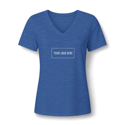 Custom Printed Women's V-Neck T-Shirt - Bella+Canvas 6405CVC