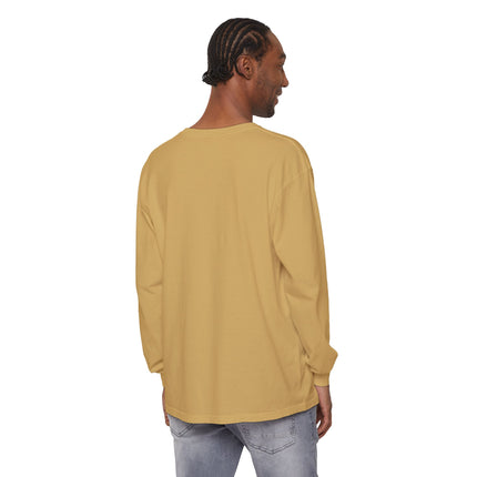 Custom Printed Garment-Dyed Heavyweight Long-Sleeve T-Shirt - Comfort Colors 6014