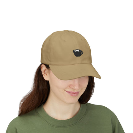 Latte Art Dad Cap – Embroidered Coffee Cup Baseball Hat