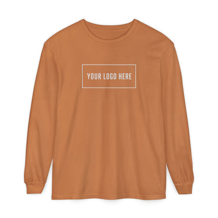 Custom Printed Garment-Dyed Heavyweight Long-Sleeve T-Shirt - Comfort Colors 6014