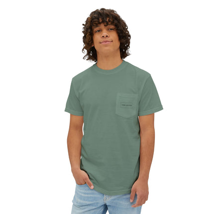 Custom Printed Unisex Garment-Dyed Pocket T-Shirt - Comfort Colors 6030