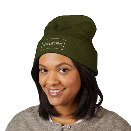 Custom Embroidered Cuffed Beanie - Yupoong 1501KC