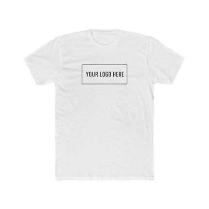 Custom Next Level 3600 fitted t-shirt with your logo printed on the front