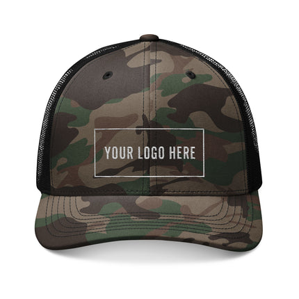 Custom Embroidered Camo Trucker Hat - OTTO 105-1247