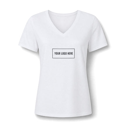 Custom Bella+Canvas 6405CVC women's V-neck t-shirt with your logo