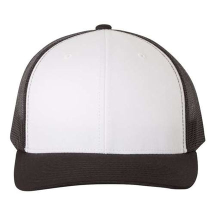 YP Classics 6606 Leather Patch Hat – Retro Trucker Cap