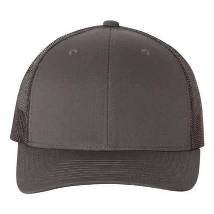 YP Classics 6606 Leather Patch Hat – Retro Trucker Cap