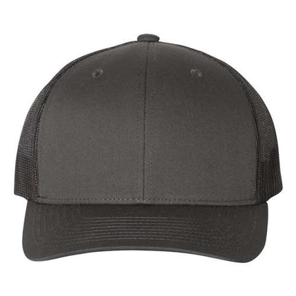 YP Classics 6606 Leather Patch Hat – Retro Trucker Cap