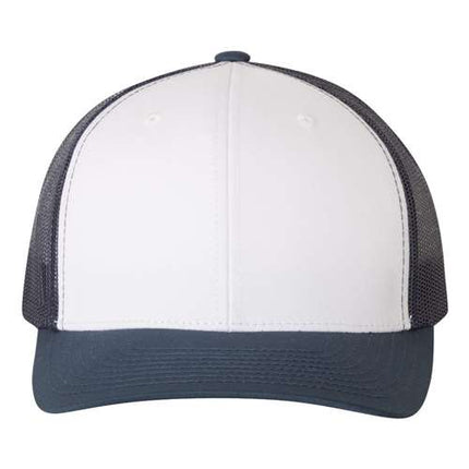 YP Classics 6606 Leather Patch Hat – Retro Trucker Cap