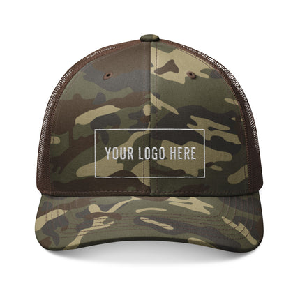 Custom Embroidered Camo Trucker Hat - OTTO 105-1247