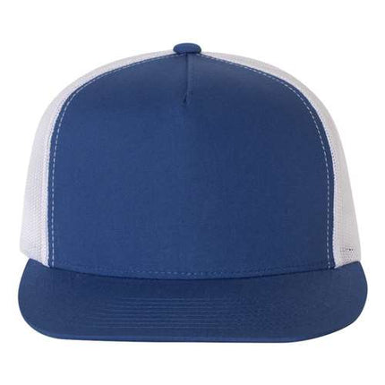 YP Classics 6006 Leather Patch Hat – Five-Panel Trucker