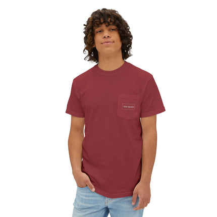 Custom Printed Unisex Garment-Dyed Pocket T-Shirt - Comfort Colors 6030