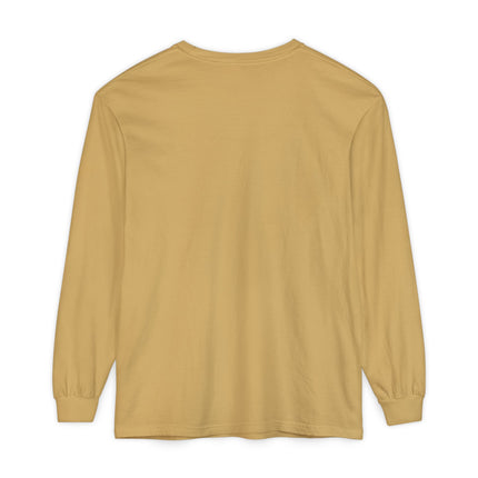 Custom Printed Garment-Dyed Heavyweight Long-Sleeve T-Shirt - Comfort Colors 6014