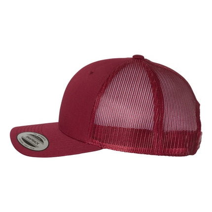 YP Classics 6606 Embroidered Hat – Retro Trucker Cap