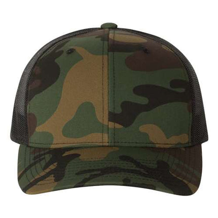 YP Classics 6606 Leather Patch Hat – Retro Trucker Cap