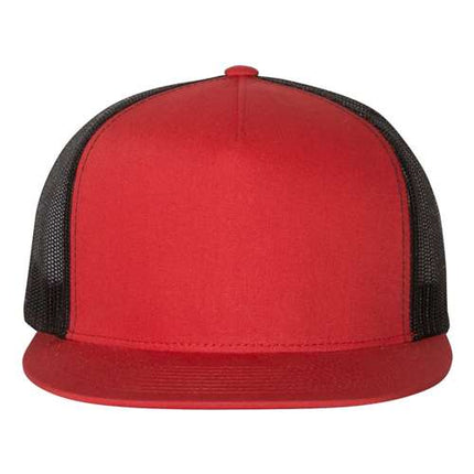 YP Classics 6006 Leather Patch Hat – Five-Panel Trucker