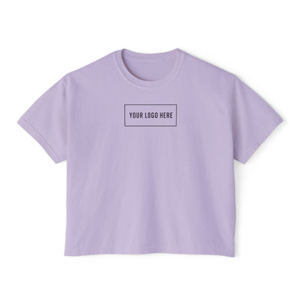 Custom Printed Women's Heavyweight Boxy T-Shirt - Comfort Colors 3023CL