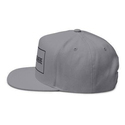 Custom Embroidered Flat Bill Snapback - Yupoong 6007