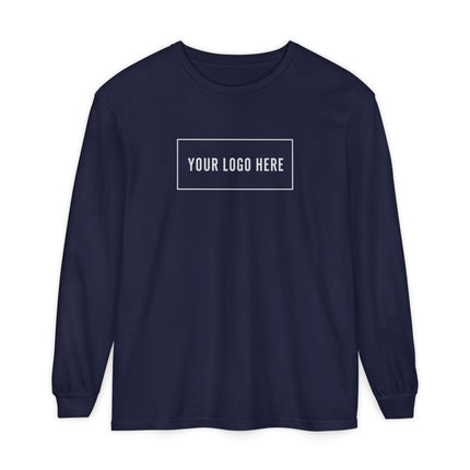 Custom Printed Garment-Dyed Heavyweight Long-Sleeve T-Shirt - Comfort Colors 6014
