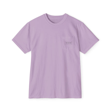 Custom Printed Unisex Garment-Dyed Pocket T-Shirt - Comfort Colors 6030