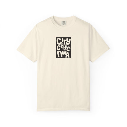City Church NWA T-Shirt — Retro Block Letter Graphic Tee