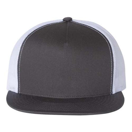 YP Classics 6006 Leather Patch Hat – Five-Panel Trucker