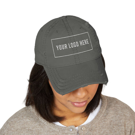 Custom Embroidered Distressed Dad Hat - OTTO 104-1018