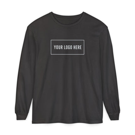 Custom Printed Garment-Dyed Heavyweight Long-Sleeve T-Shirt - Comfort Colors 6014
