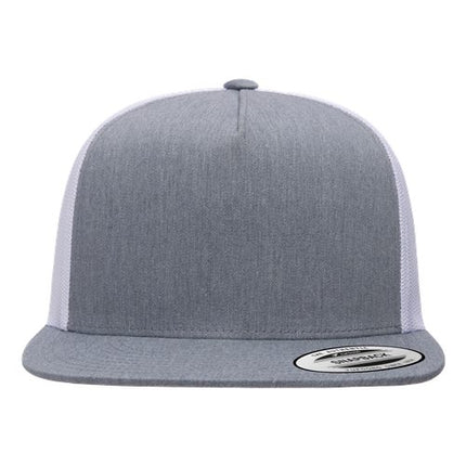 YP Classics 6006 Leather Patch Hat – Five-Panel Trucker