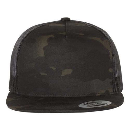 YP Classics 6006 Leather Patch Hat – Five-Panel Trucker