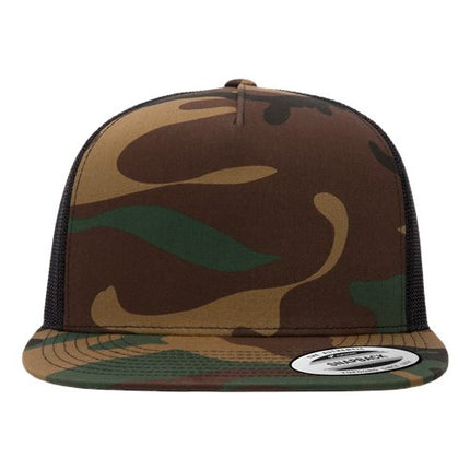 YP Classics 6006 Leather Patch Hat – Five-Panel Trucker