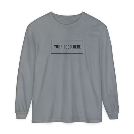 Custom Printed Garment-Dyed Heavyweight Long-Sleeve T-Shirt - Comfort Colors 6014