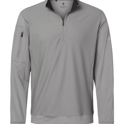 Men's Textured Quarter-Zip Pullover