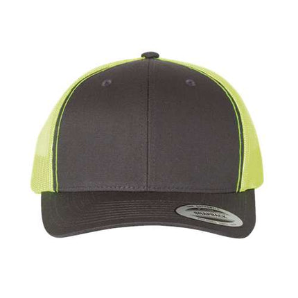 YP Classics 6606 Leather Patch Hat – Retro Trucker Cap