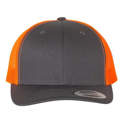 YP Classics 6606 Embroidered Hat – Retro Trucker Cap