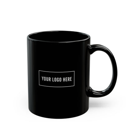 Custom Printed Black Glossy Mug