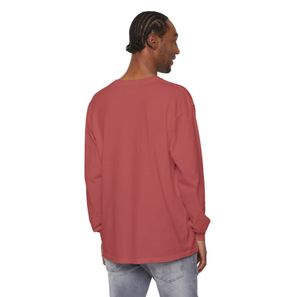 Custom Printed Garment-Dyed Heavyweight Long-Sleeve T-Shirt - Comfort Colors 6014