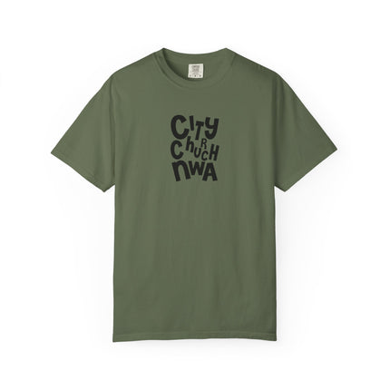 City Church NWA T-Shirt — Bold Typography Church Tee