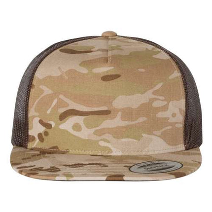 YP Classics 6006 Leather Patch Hat – Five-Panel Trucker