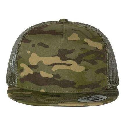 YP Classics 6006 Leather Patch Hat – Five-Panel Trucker